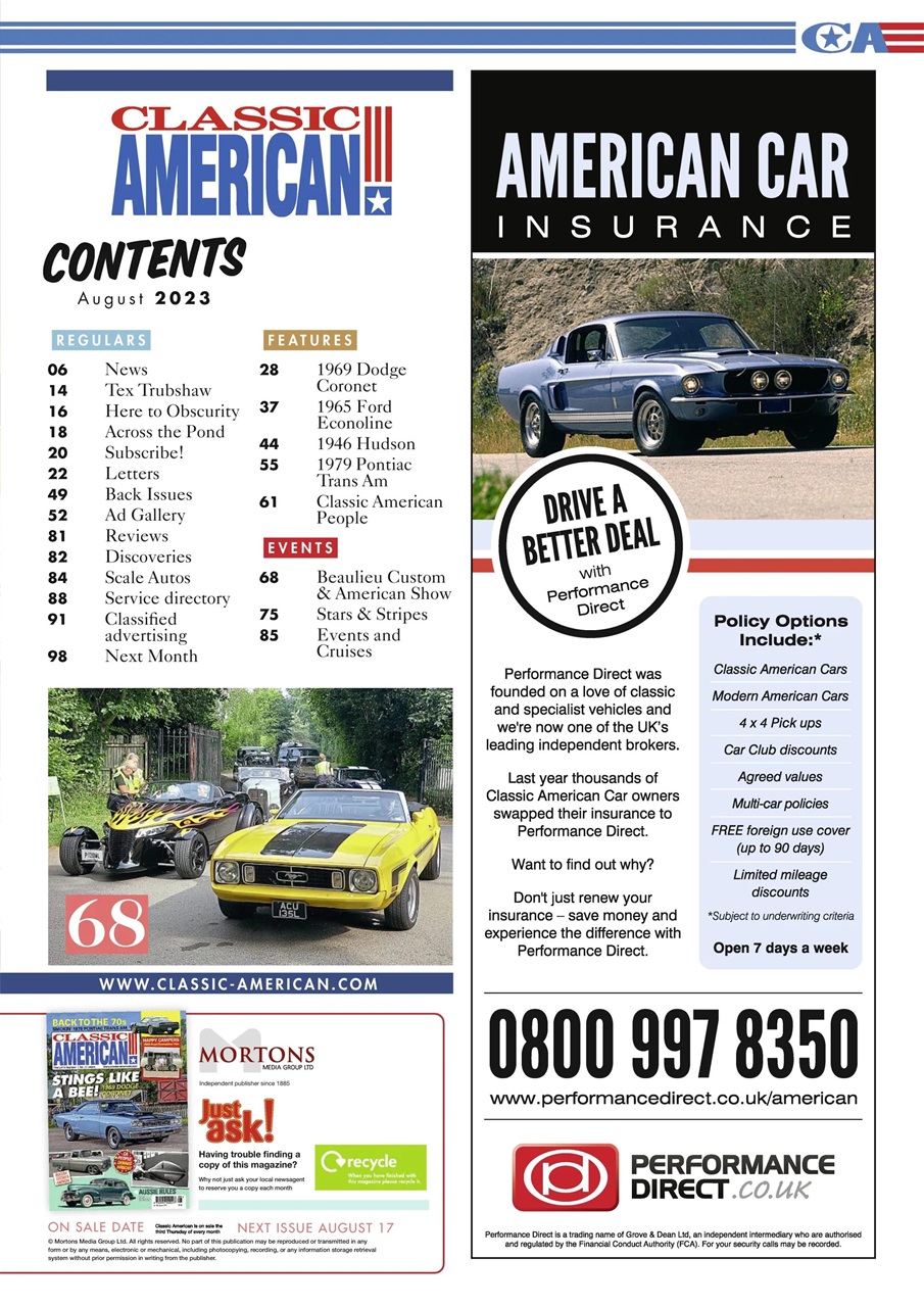 Classic American Magazine Preview Pages