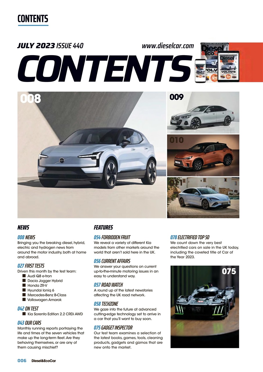 Diesel&EcoCar Magazine Preview Pages