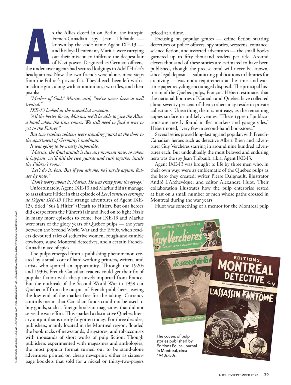 Canada's History Preview Pages