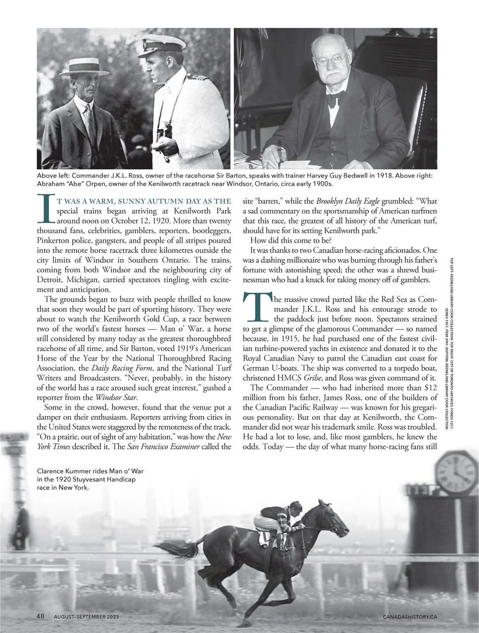 Canada's History Preview Pages