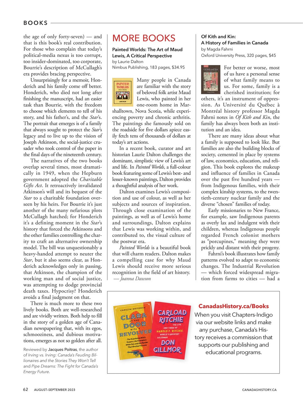 Canada's History Preview Pages