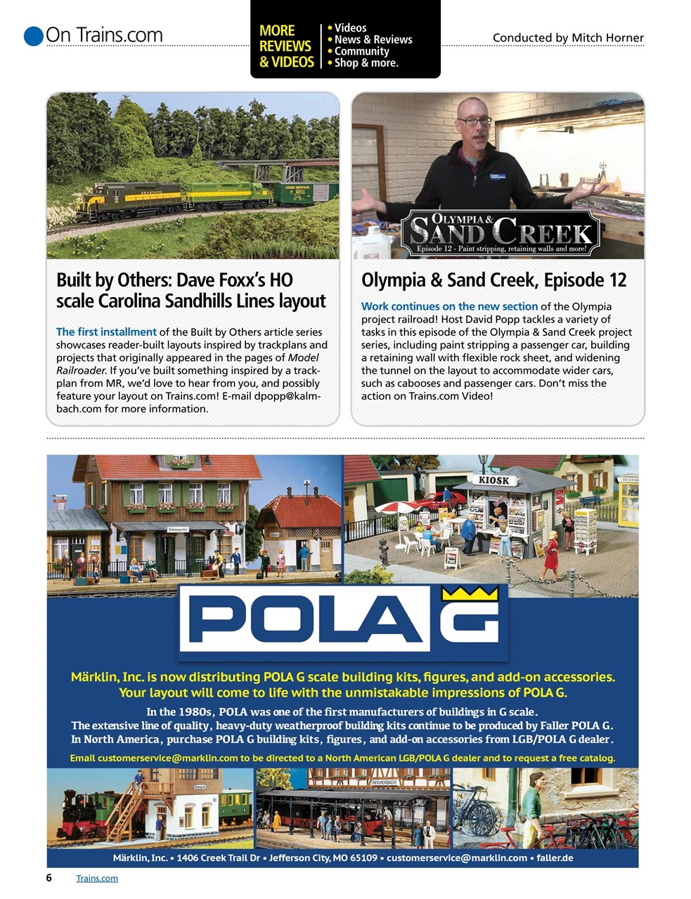 Model Railroader Preview Pages