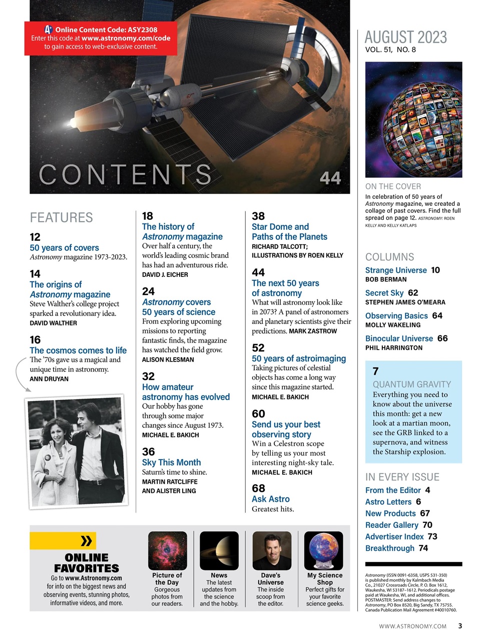 Astronomy Preview Pages