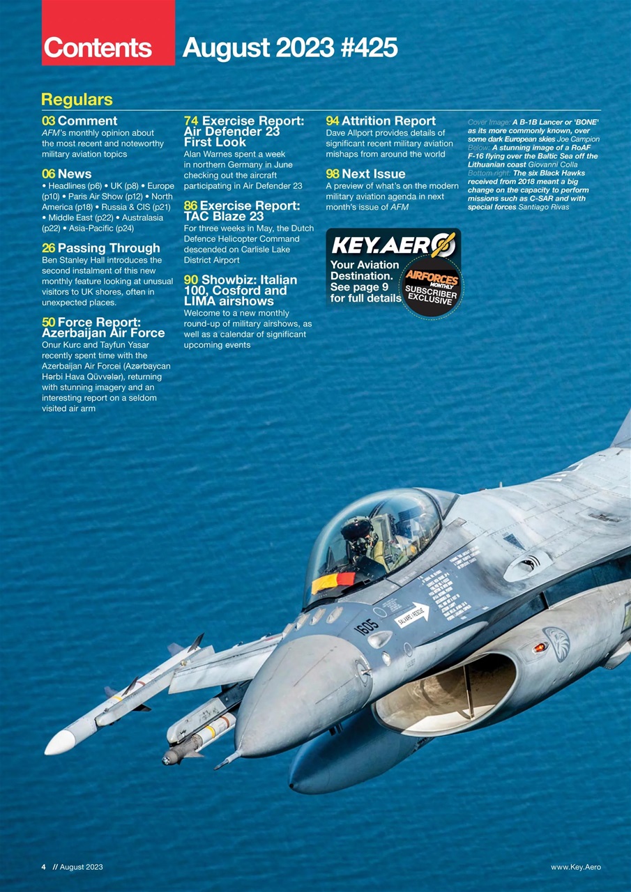 AirForces Monthly Preview Pages