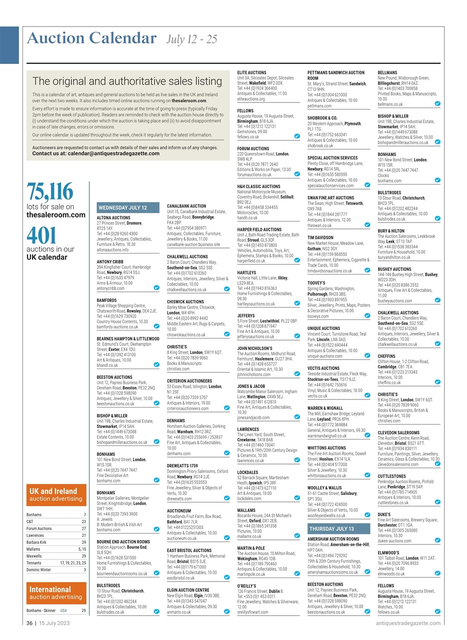 Antiques Trade Gazette Preview Pages
