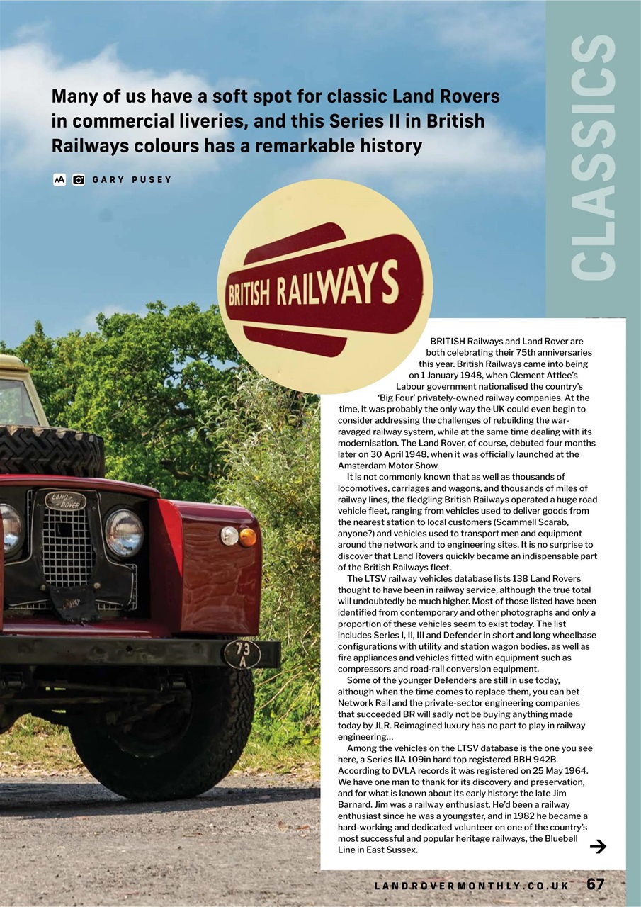 Land Rover Monthly Preview Pages