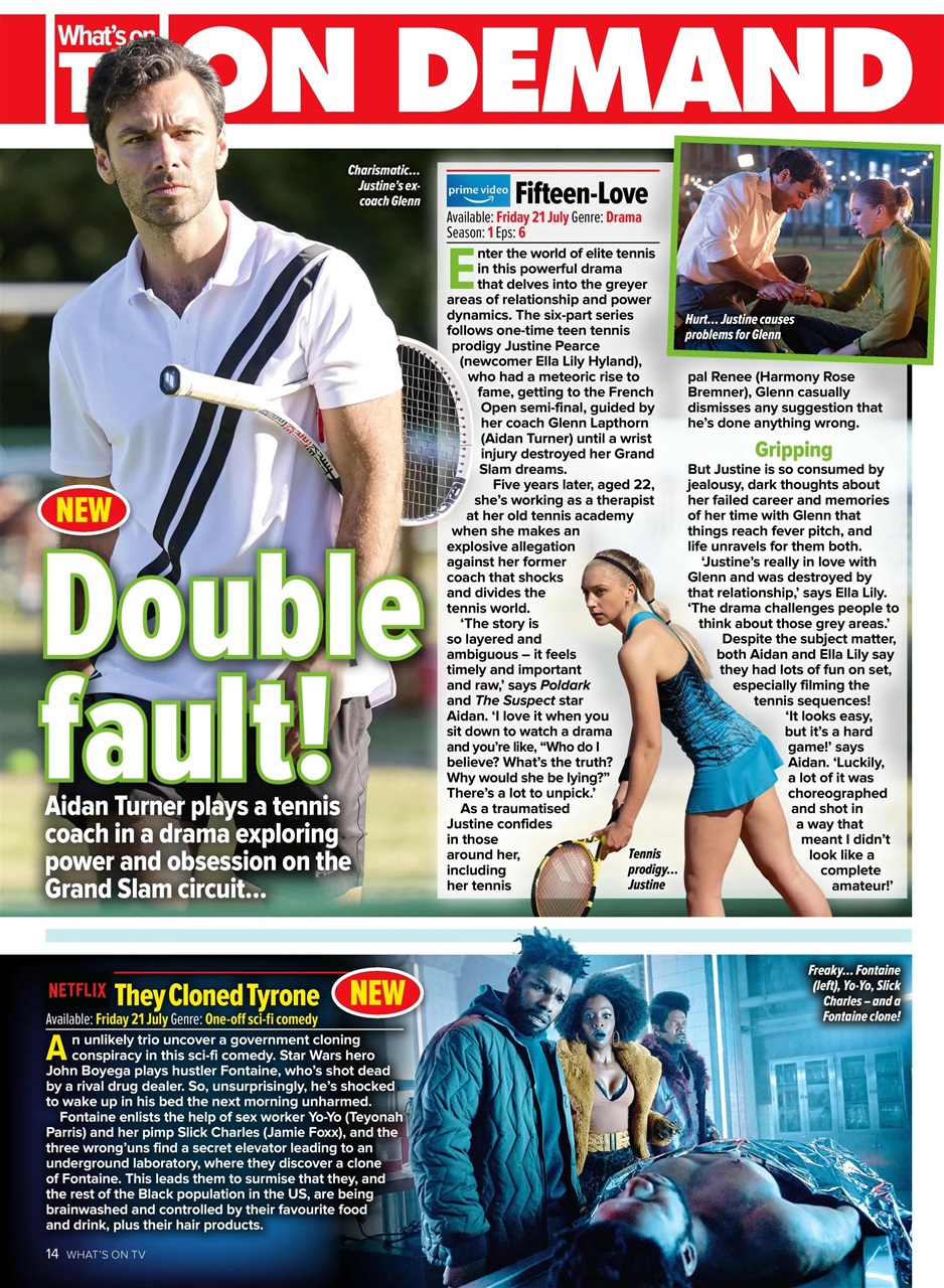 What's on TV Preview Pages