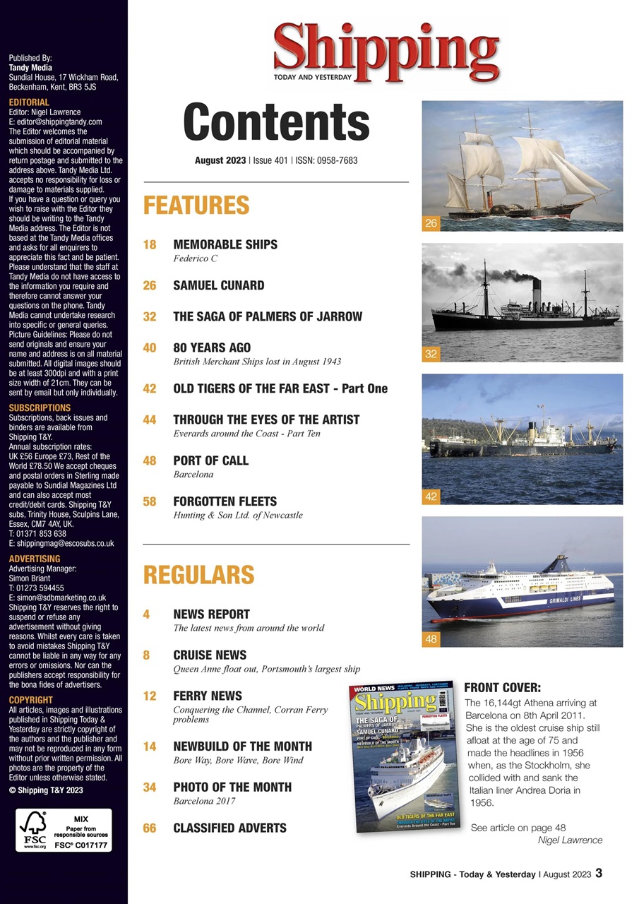 Shipping Today & Yesterday Preview Pages