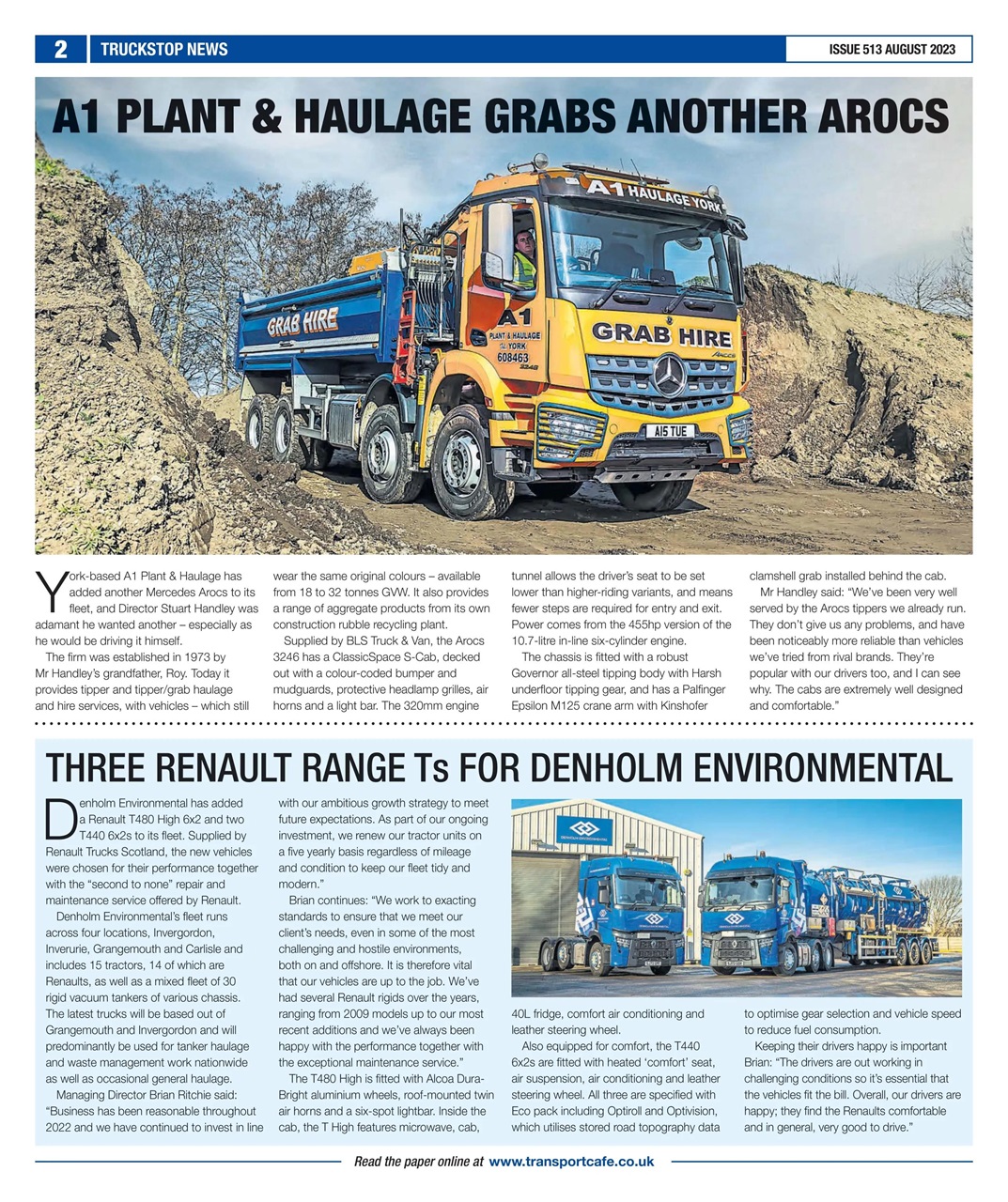 Truckstop News Preview Pages
