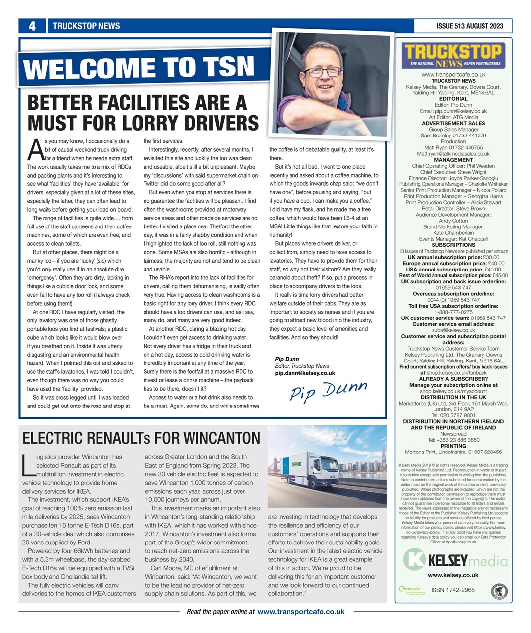 Truckstop News Preview Pages