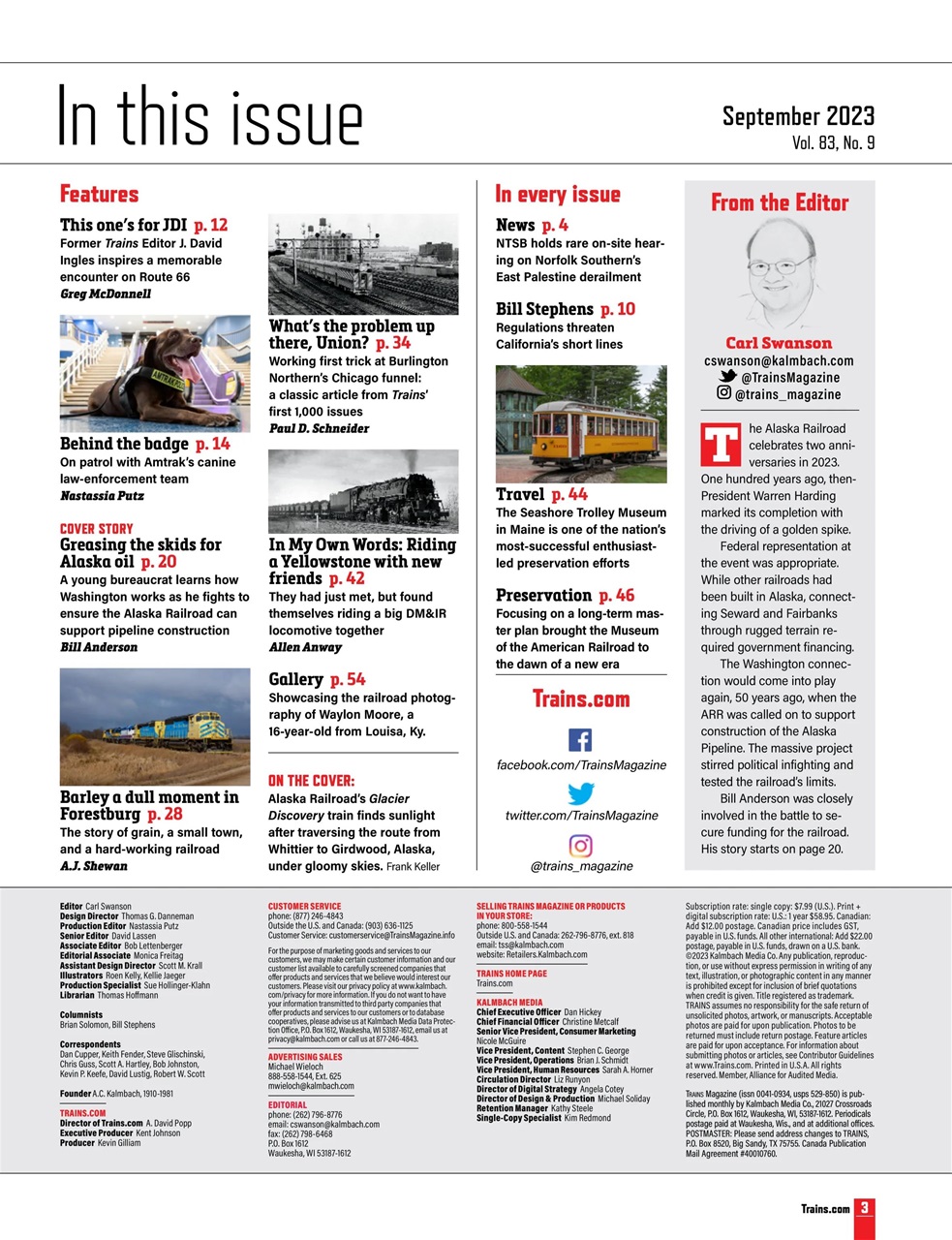 Trains Preview Pages