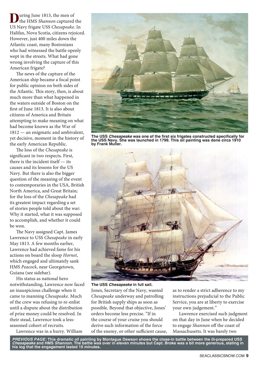 Sea Classics - Where History Sets Sail Preview Pages