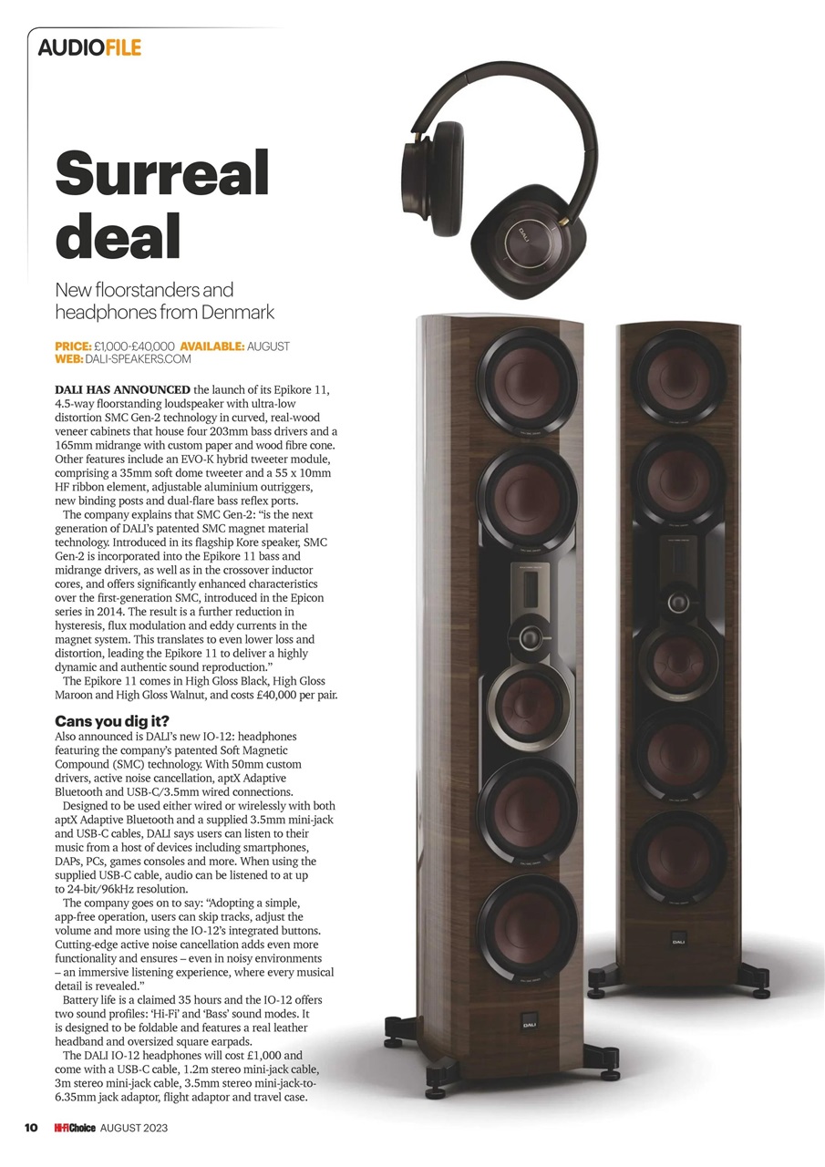 Hi-Fi Choice Preview Pages