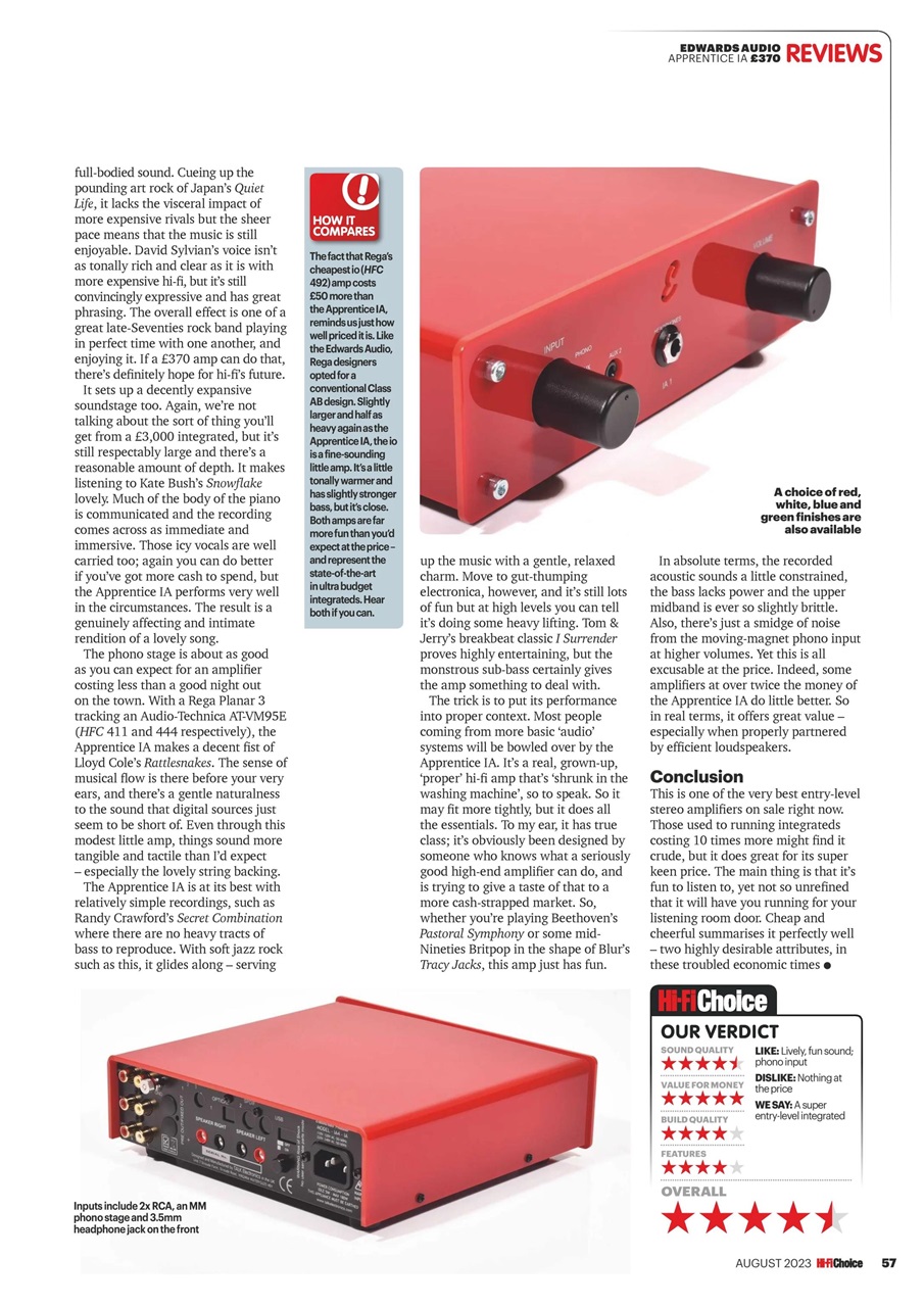 Hi-Fi Choice Preview Pages