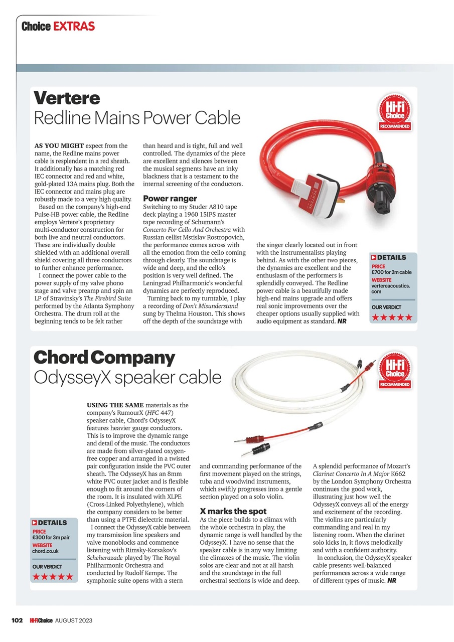 Hi-Fi Choice Preview Pages