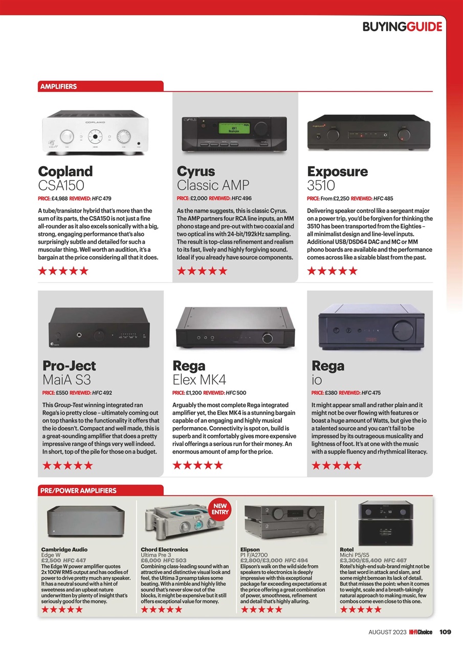 Hi-Fi Choice Preview Pages