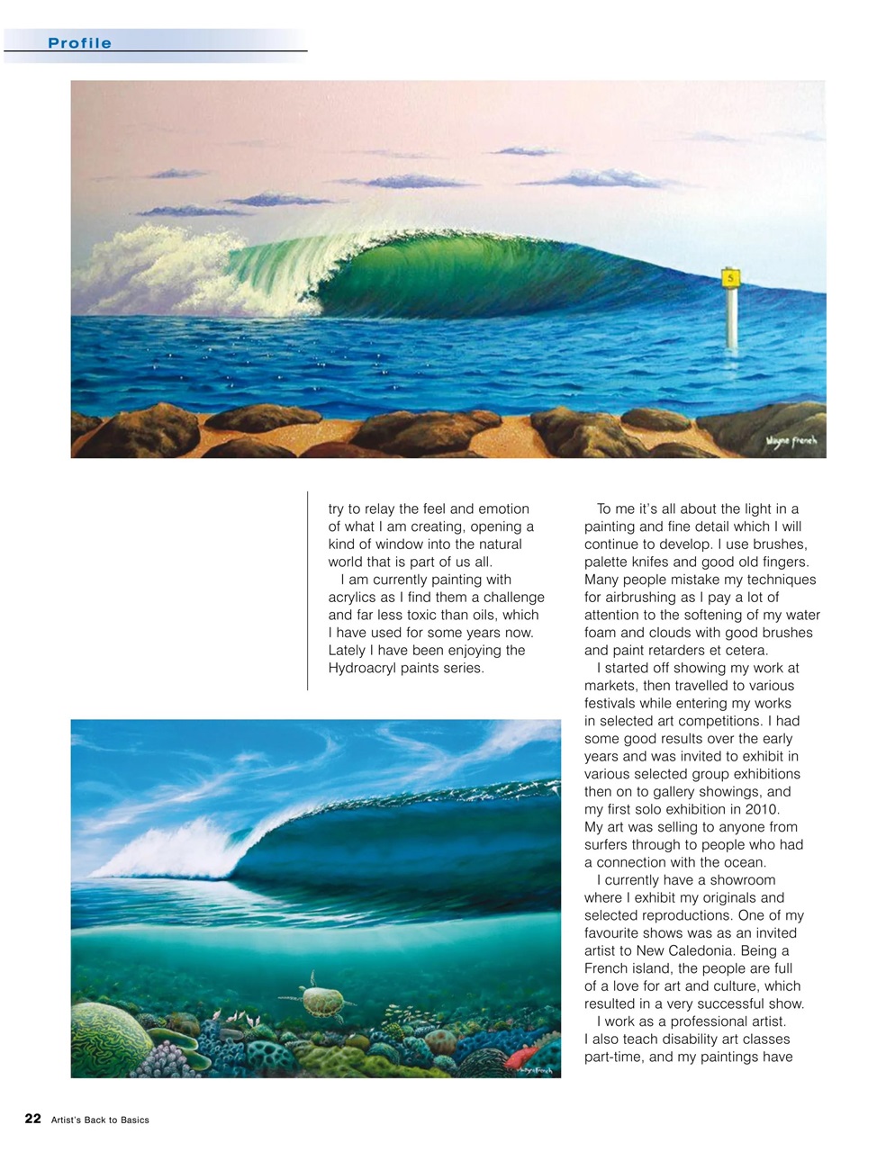 Artists Back to Basics Preview Pages