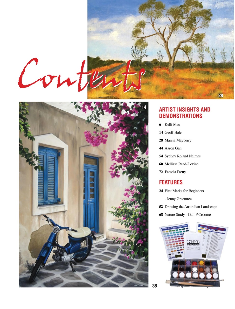 Australian How to Paint Preview Pages