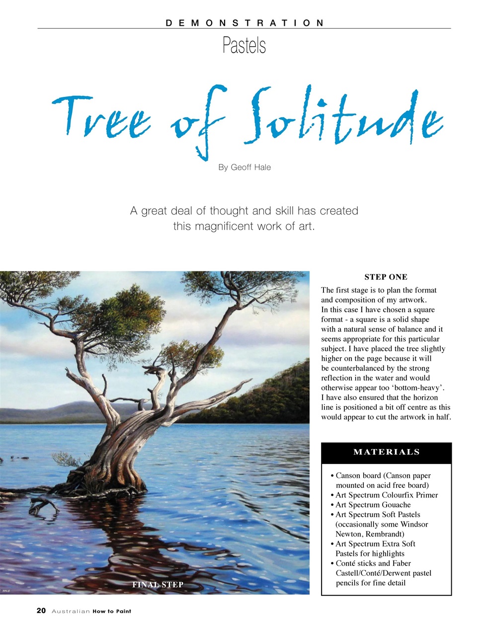 Australian How to Paint Preview Pages