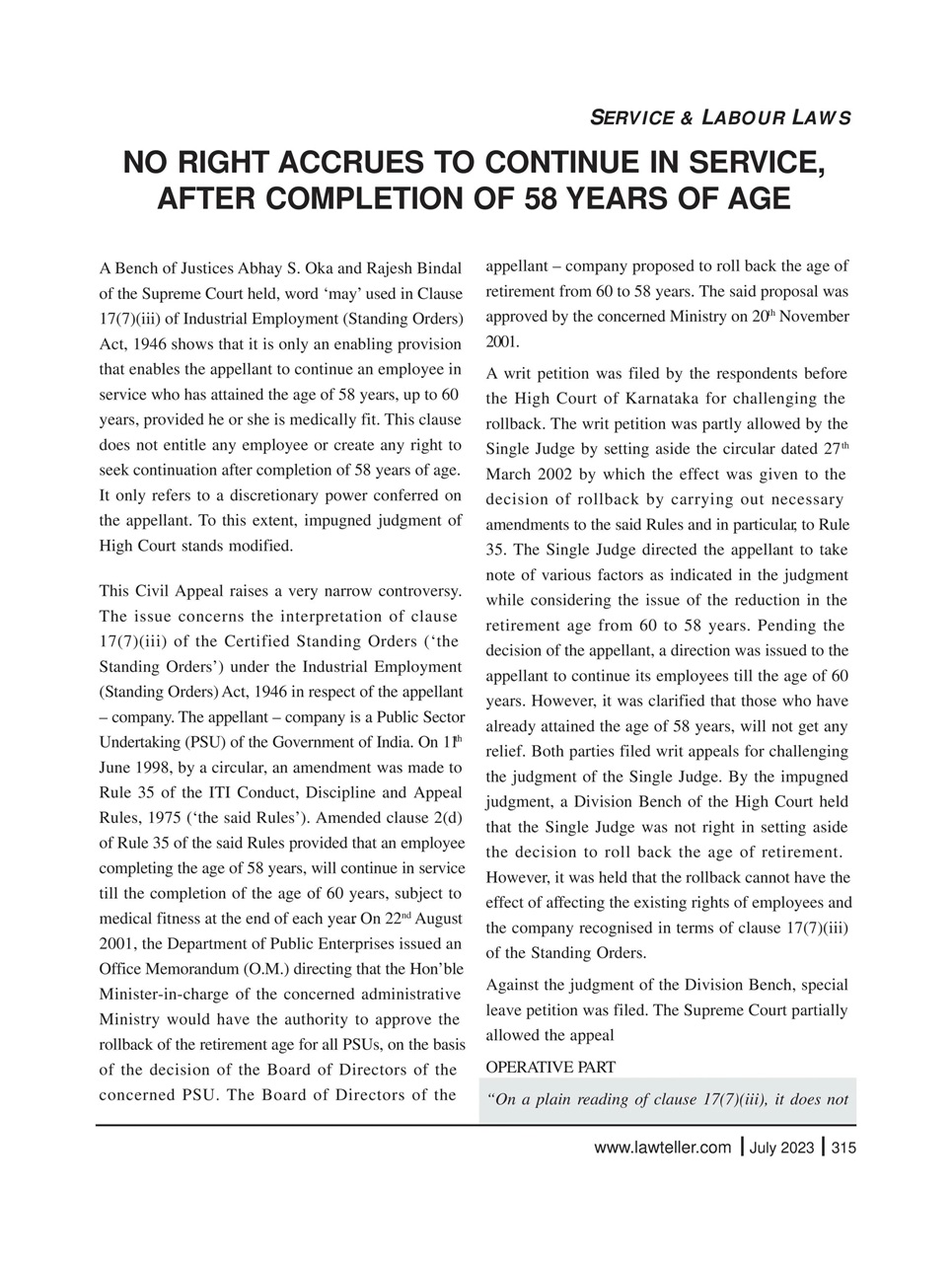 Lawteller – A Legal Awareness Magazine Preview Pages
