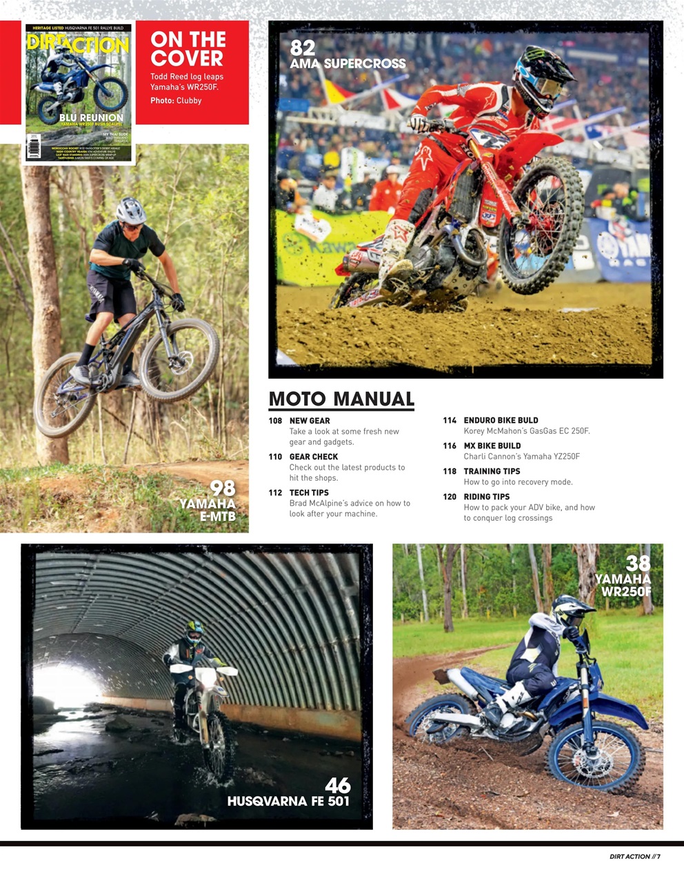 Dirt Action Preview Pages