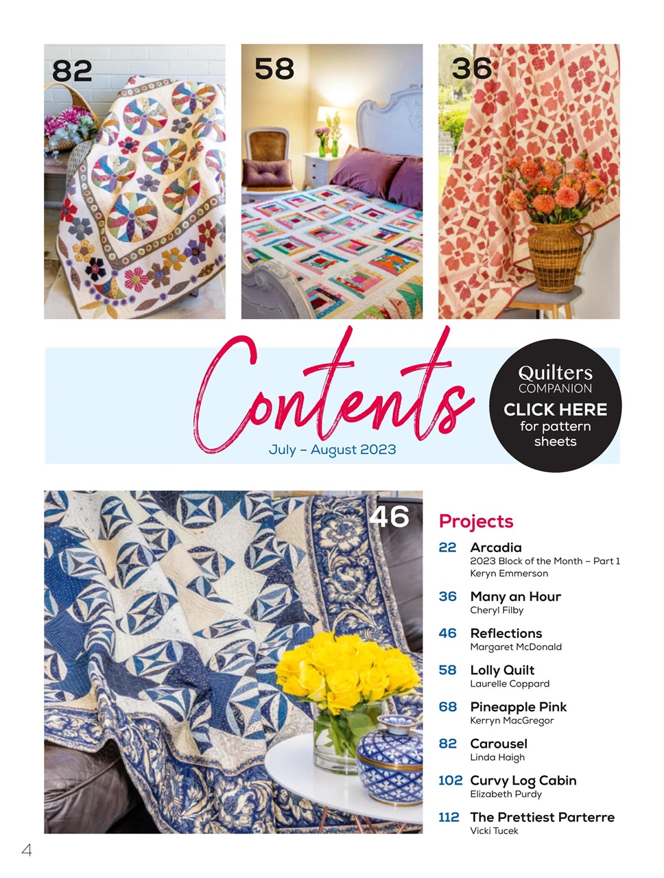 Quilters Companion Preview Pages