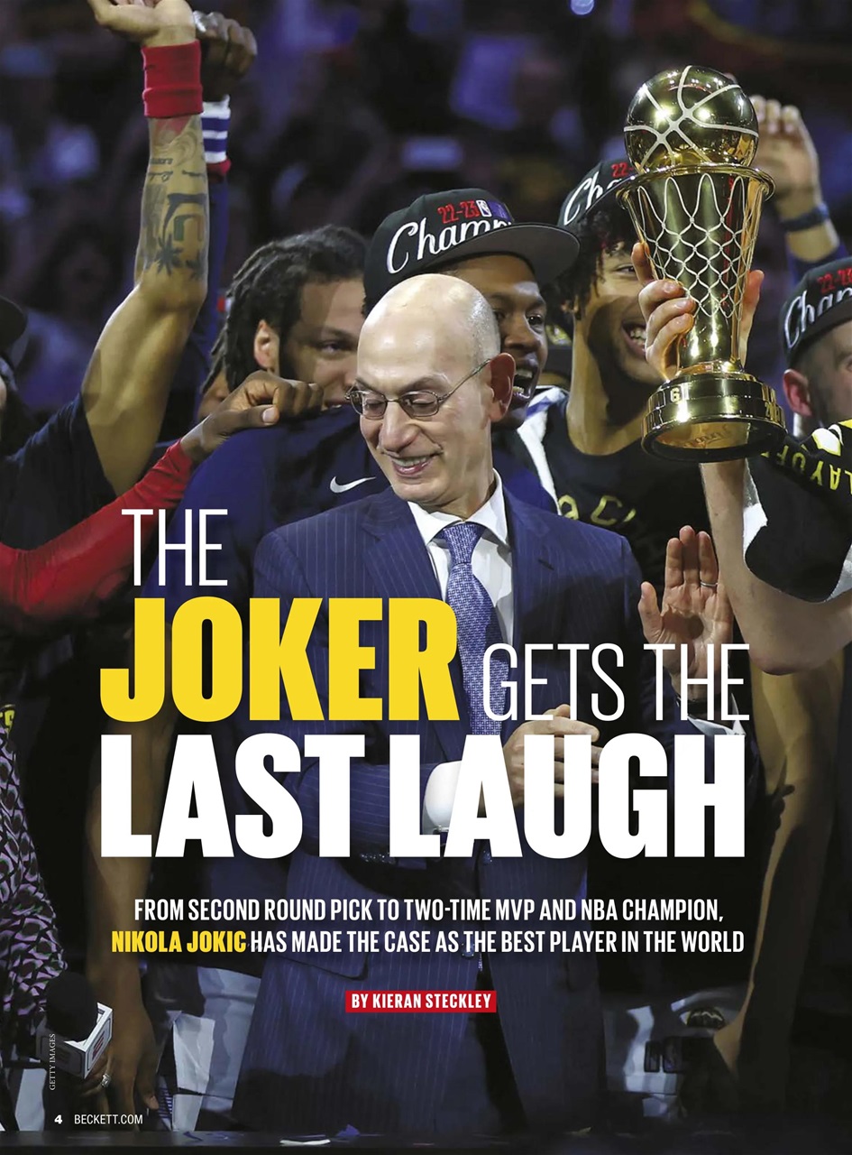 Beckett Basketball Magazine Preview Pages