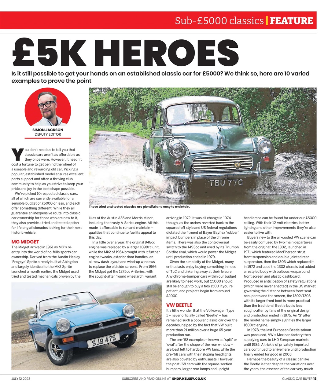 Classic Car Buyer Preview Pages