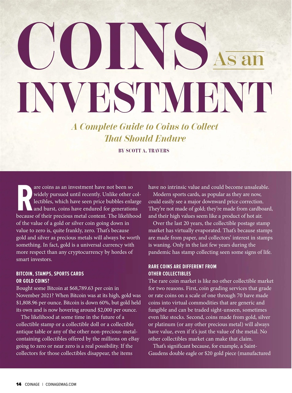 COINage Magazine Preview Pages