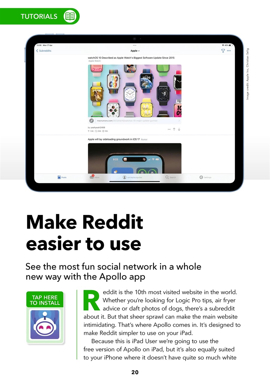 iPad User Preview Pages