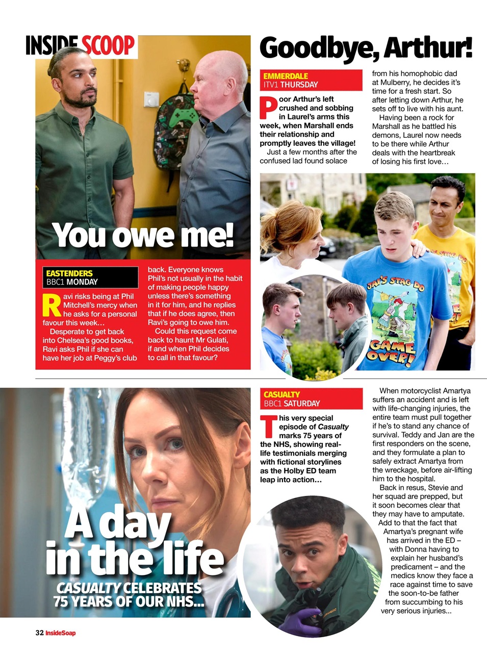 Inside Soap Preview Pages