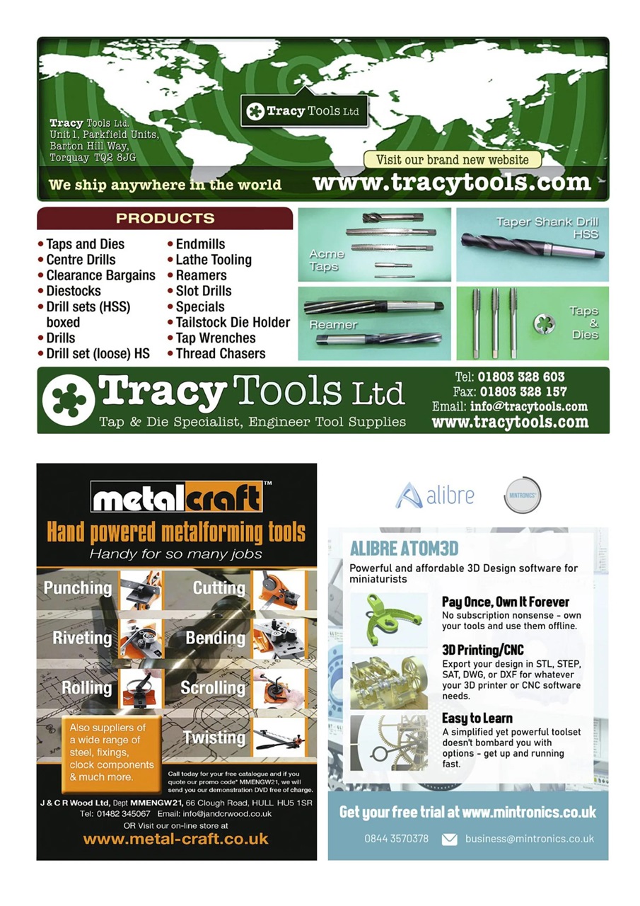 Model Engineer & Workshop Magazine Preview Pages