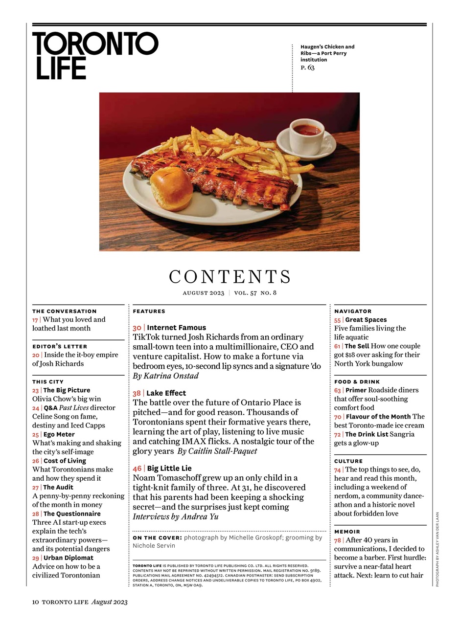 Toronto Life Preview Pages
