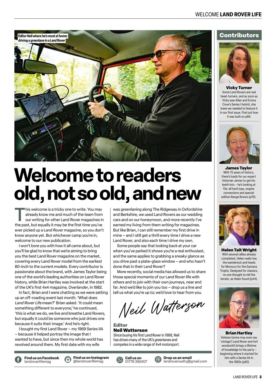 Land Rover Life Preview Pages