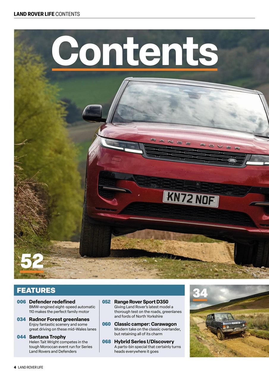 Land Rover Life Preview Pages