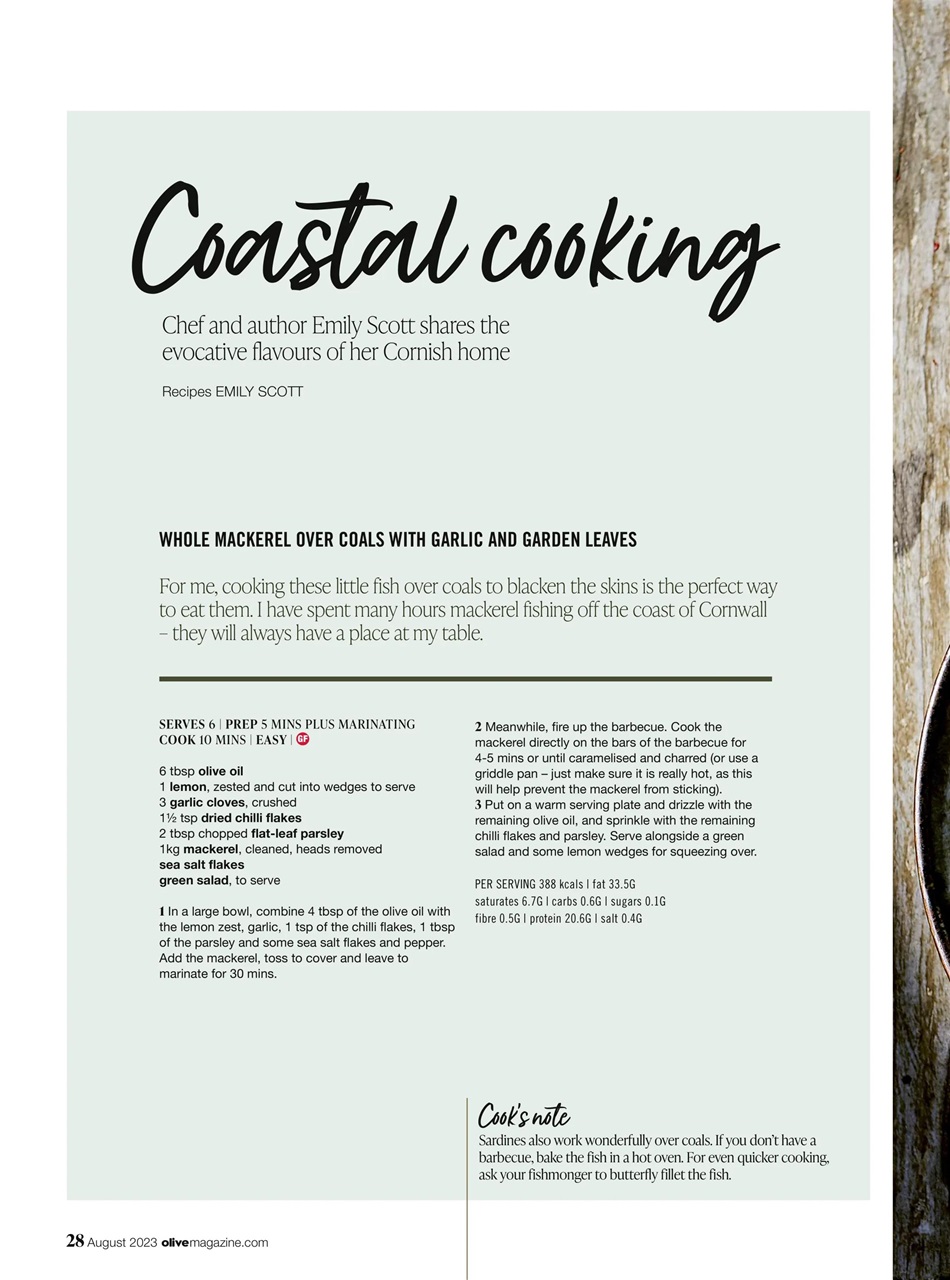 Olive Magazine Preview Pages