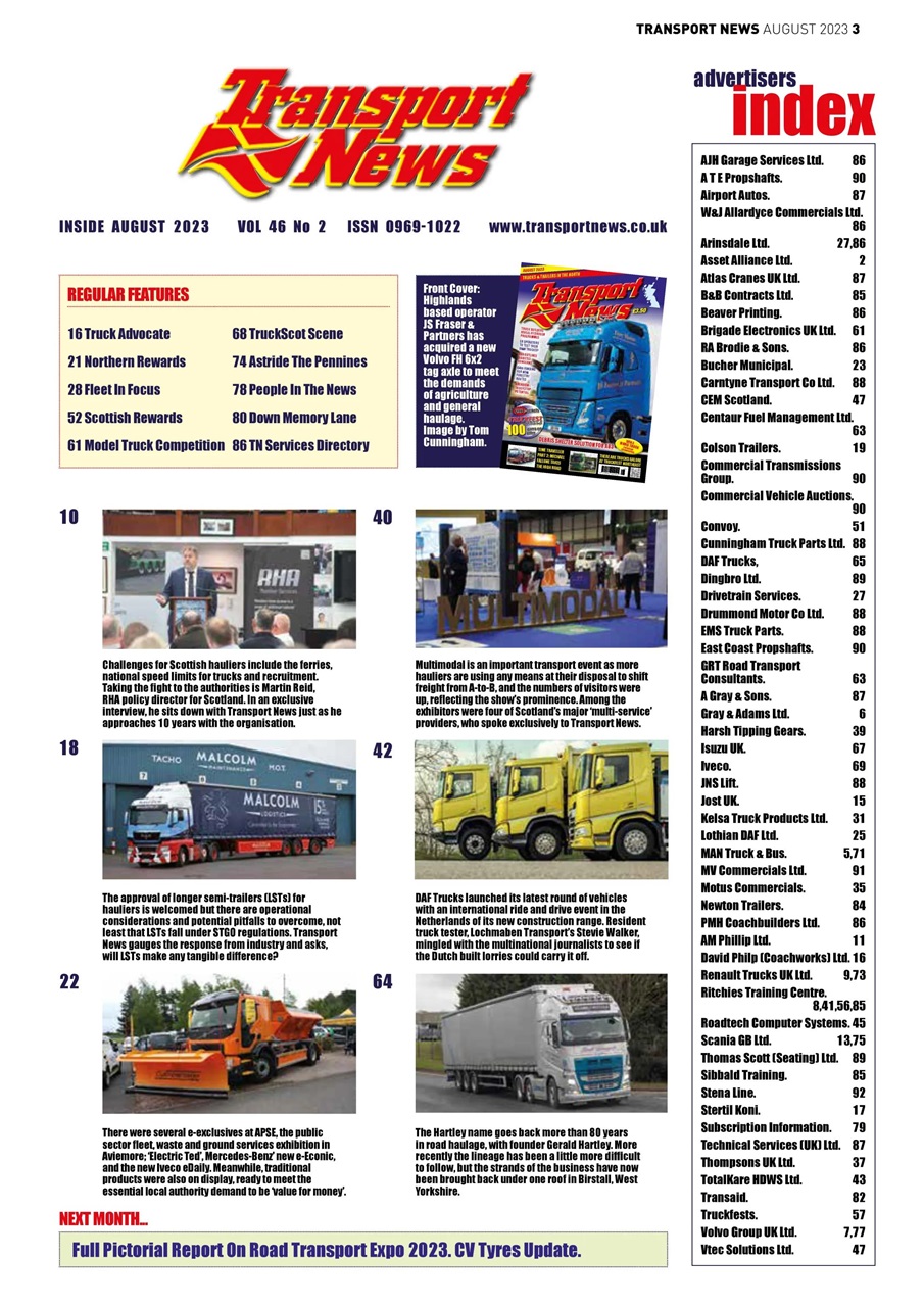 Transport News Preview Pages