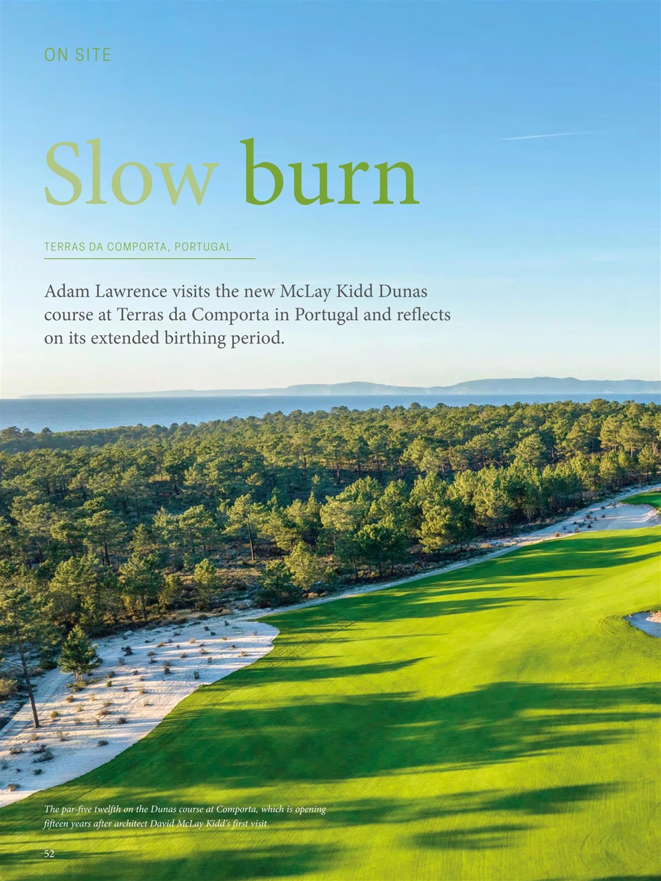 Golf Course Architecture Preview Pages