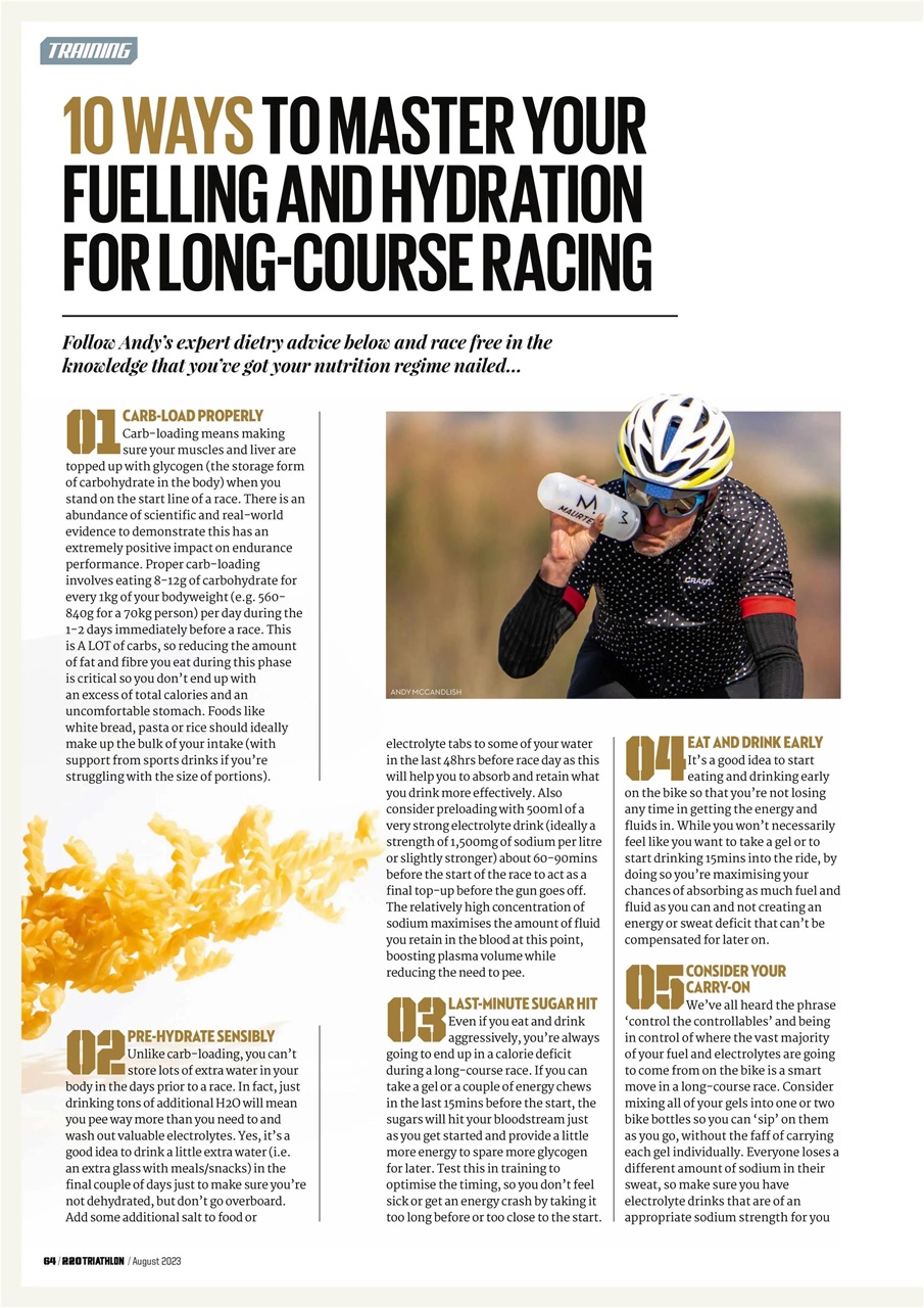 220 Triathlon Magazine Preview Pages