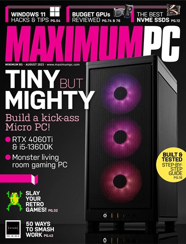 Maximum PC issue August 2023