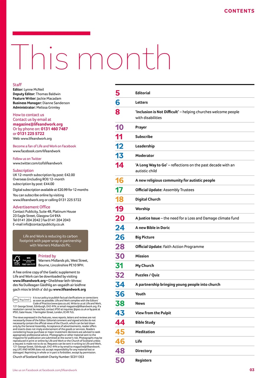 Life and Work Preview Pages