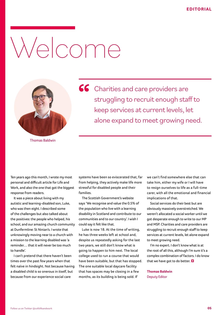 Life and Work Preview Pages