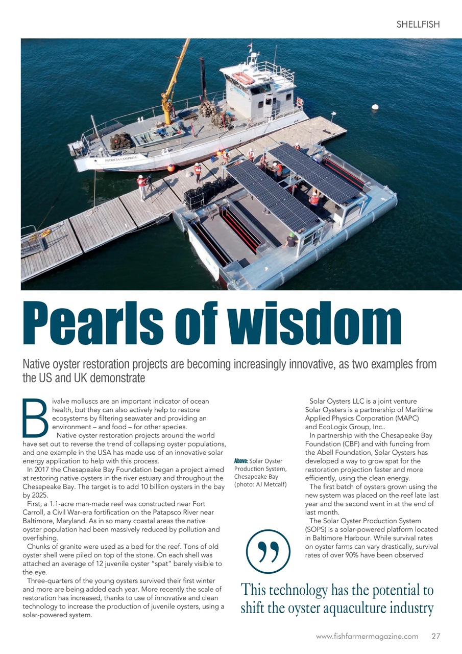 Fish Farmer Magazine Preview Pages
