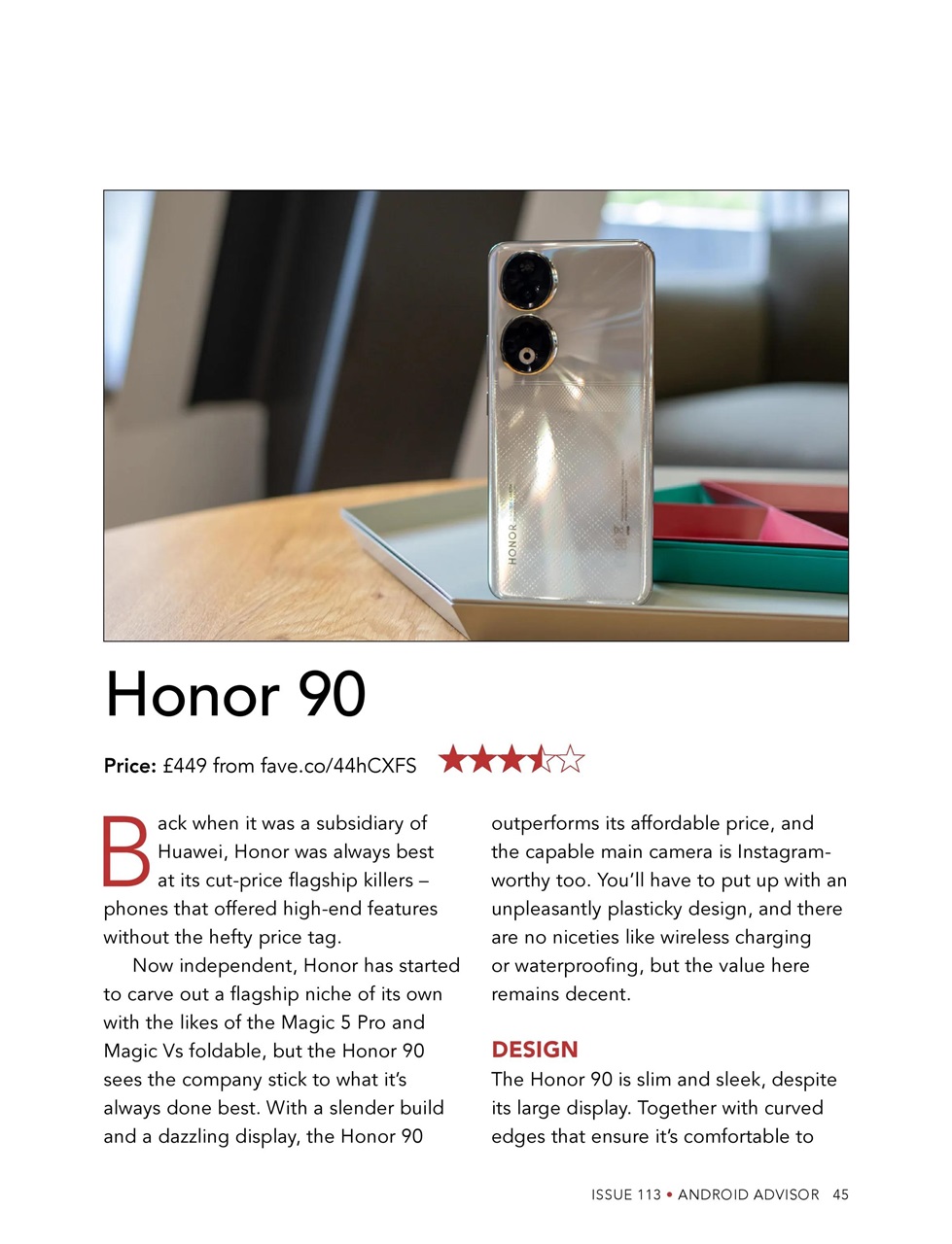 Android Advisor Preview Pages
