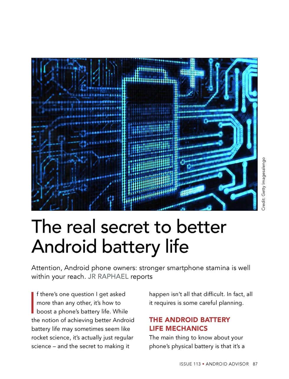 Android Advisor Preview Pages