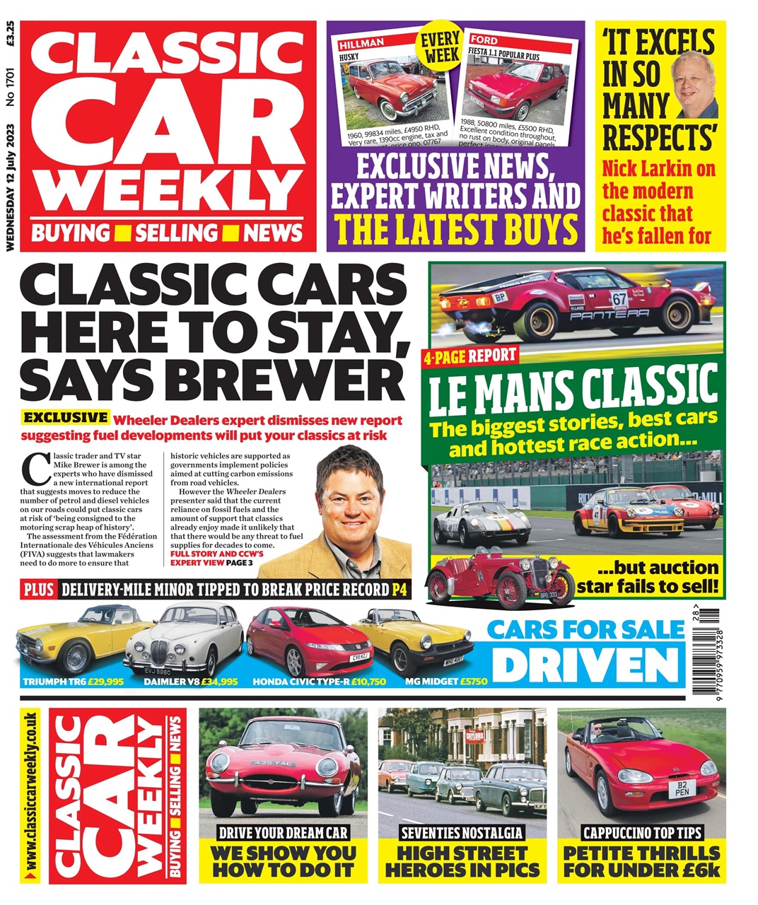 Classic Car Weekly Preview Pages