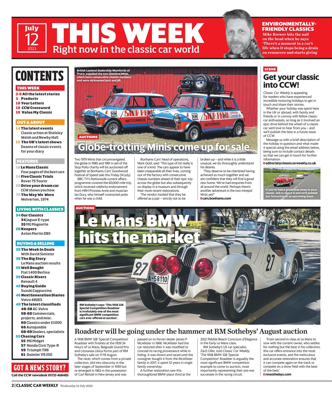 Classic Car Weekly Preview Pages