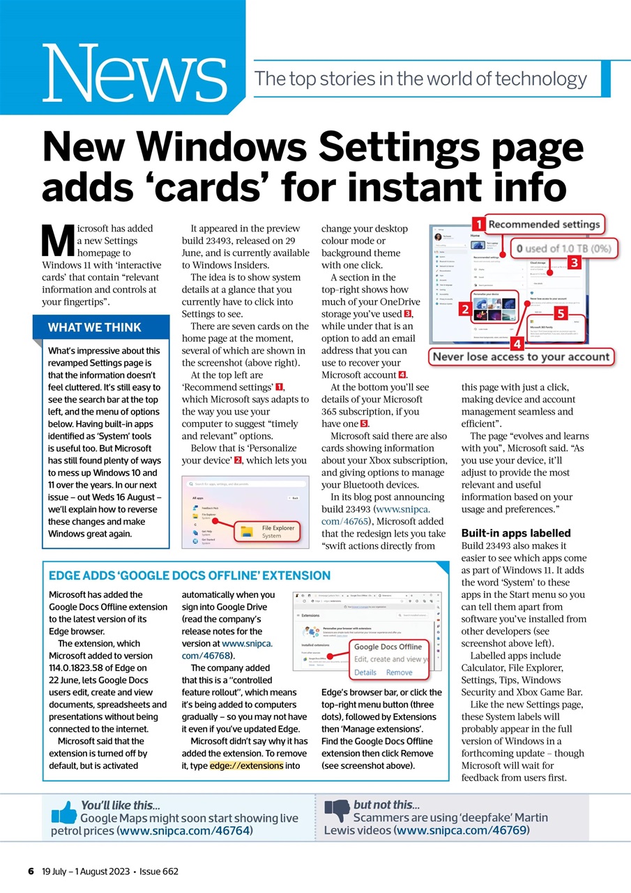 Computer Active Preview Pages