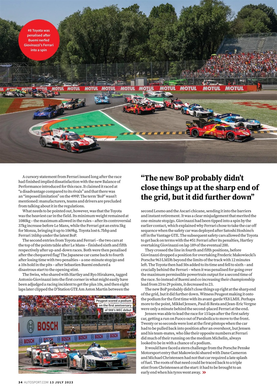 Autosport Preview Pages