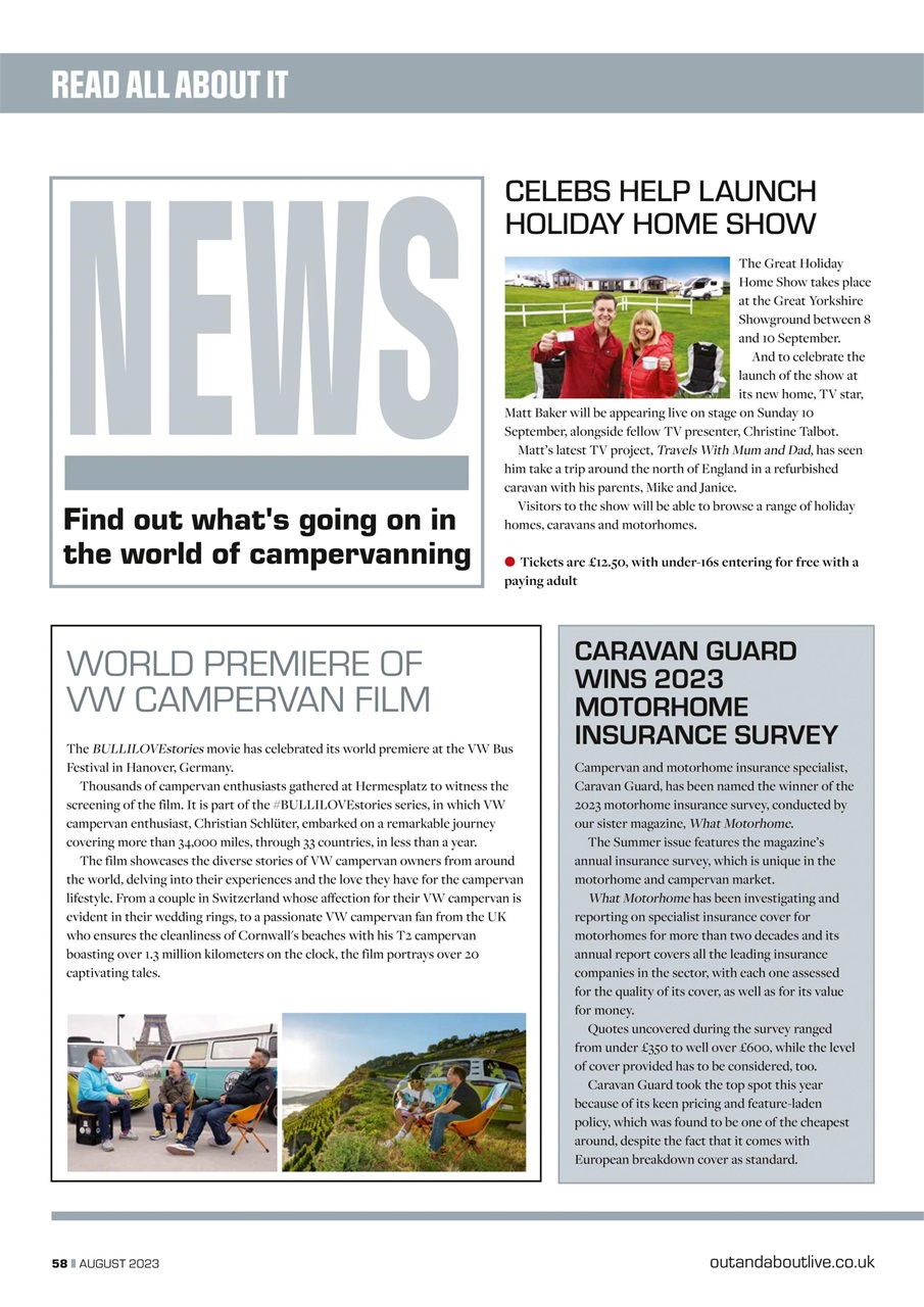 Campervan Preview Pages